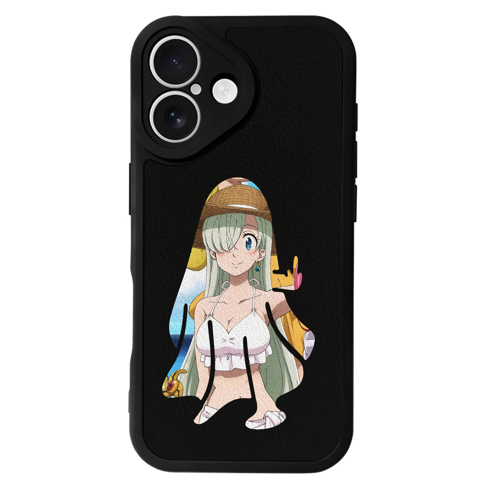 七つの大罪 グッズ エリザベス - IPhone 16シリーズ対応 ・ シリコンスマホケース ・ レザー調 ・ 高精度フィット ・ 耐衝撃 ・ ワイヤレス充電対応 ・ 精密カット